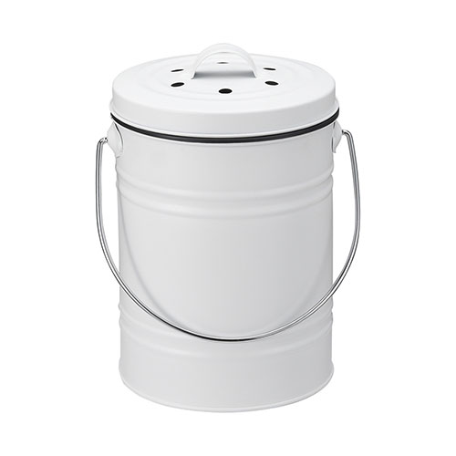 Kitchen Compost Caddy Bin 5L with inner bucket Small Food Waste Caddy Bin with Lid