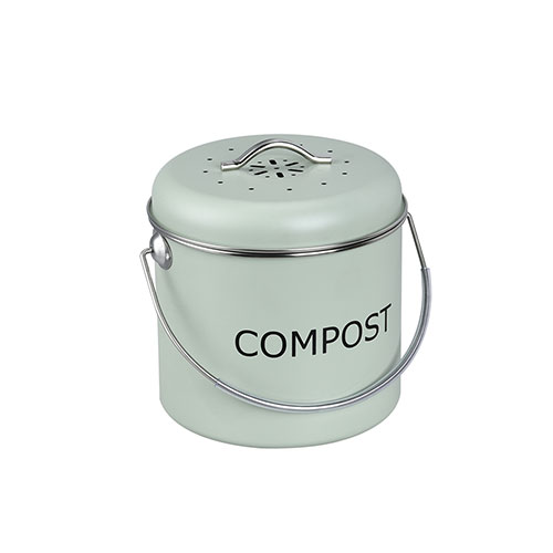 Kitchen Compost Bin Rust Proof Non Smell Filters Easy Clean Container for Kitchen Countertop